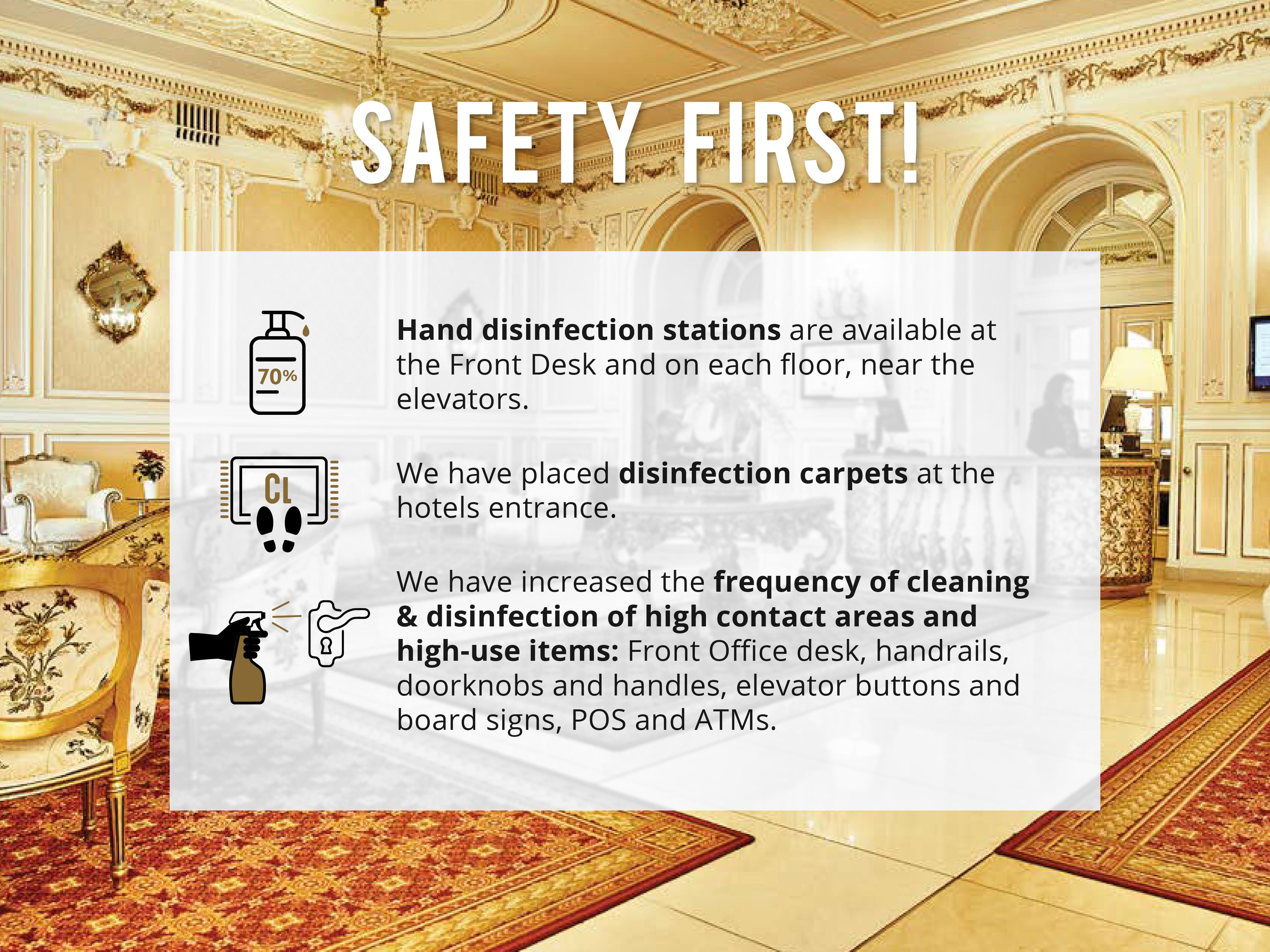 Grand Hotel Continental Bucuresti Exterior photo Safety First
